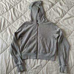 Aritzia TNA waffle hoodie